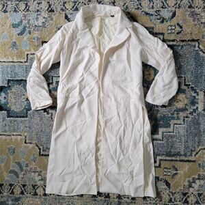 Allsaints Womens US 4 Aleida Duster Long Cream Blazer Jacket Coat Minimalist